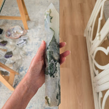 Load image into Gallery viewer, Moss Agate Tower