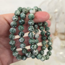 Load image into Gallery viewer, Green Spot Jasper Bracelet