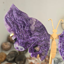 Load image into Gallery viewer, Charoite Wings - Rare