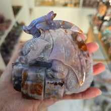 Load image into Gallery viewer, Flower Agate Dragon