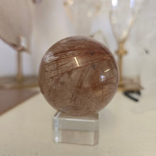 Load image into Gallery viewer, Rutile Quartz Sphere - Copper
