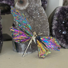 Load image into Gallery viewer, Aura Kyanite Dragonfly - Rainbow