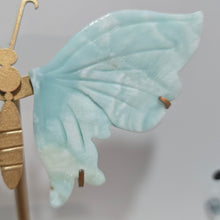 Load image into Gallery viewer, Blue Aragonite Butterfly Wings