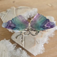 Load image into Gallery viewer, Rainbow Fluorite Butterfly