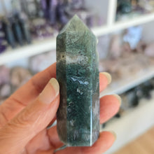Load image into Gallery viewer, Moss Agate Tower