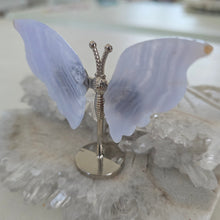 Load image into Gallery viewer, Blue Lace Agate Butterfly Wings