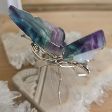 Load image into Gallery viewer, Rainbow Fluorite Butterfly