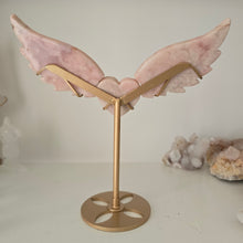 Load image into Gallery viewer, Pink Amethyst Heart Wings
