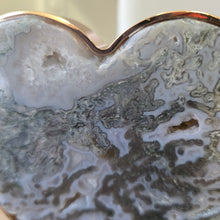 Load image into Gallery viewer, Moss Agate Heart Lamp