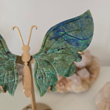 Load image into Gallery viewer, Azurite Malachite Butterfly Wings