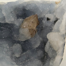 Load image into Gallery viewer, Blue Chalcedony with Calcite -Sugar Druze