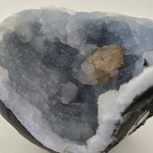 Load image into Gallery viewer, Blue Chalcedony with Calcite -Sugar Druze