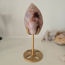 Load image into Gallery viewer, Pink Amethyst Flame with Stand