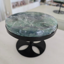 Load image into Gallery viewer, Feather Fluorite Spinning Table