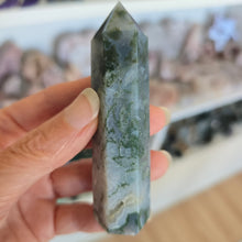 Load image into Gallery viewer, Moss Agate Tower