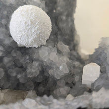 Load image into Gallery viewer, Blue Chalcedony with Mordenite and Calcite