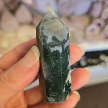 Load image into Gallery viewer, Moss Agate Tower