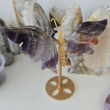 Load image into Gallery viewer, Chevron Amethyst Wings