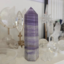 Load image into Gallery viewer, Silky Fluorite Tower