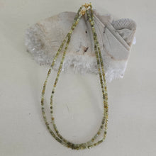 Load image into Gallery viewer, Tsavorite Faceted Necklace