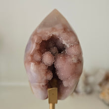 Load image into Gallery viewer, Pink Amethyst Flame with Stand