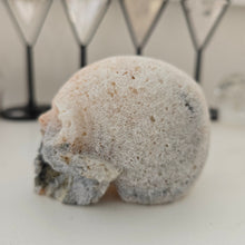 Load image into Gallery viewer, Tangerine Quartz Cluster Stone Skull