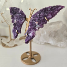 Load image into Gallery viewer, Lepidolite with Mica Butterfly Wings