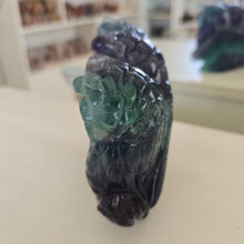 Load image into Gallery viewer, Rainbow Fluorite Owls