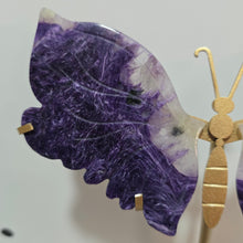Load image into Gallery viewer, Charoite Wings - Rare