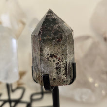 Load image into Gallery viewer, Garden Quartz Points on Stand