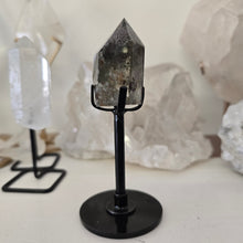 Load image into Gallery viewer, Garden Quartz Points on Stand