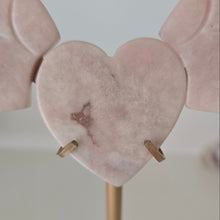 Load image into Gallery viewer, Pink Amethyst Heart Wings