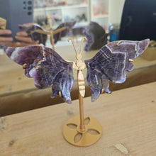Load image into Gallery viewer, Chevron Amethyst Wings