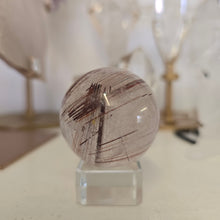 Load image into Gallery viewer, Rutile Quartz Sphere - Copper