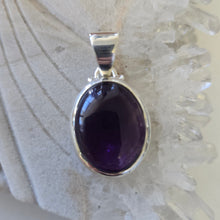 Load image into Gallery viewer, Amethyst Sterling Silver Pendant