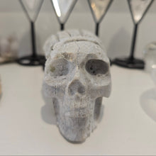 Load image into Gallery viewer, Quartz Cluster Stone Chief Skull