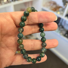 Load image into Gallery viewer, Moss Agate Bracelet and Heart Boxset