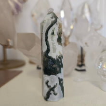 Load image into Gallery viewer, Moss Agate Tower