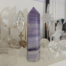 Load image into Gallery viewer, Silky Fluorite Tower