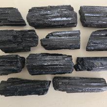 Load image into Gallery viewer, Black Tourmaline Raw Chunk - 5 cm