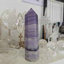 Load image into Gallery viewer, Silky Fluorite Tower