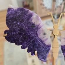 Load image into Gallery viewer, Charoite Wings - Rare