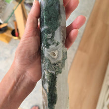 Load image into Gallery viewer, Moss Agate Tower