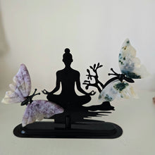 Load image into Gallery viewer, Yoga Lady - 2 Butterflies
