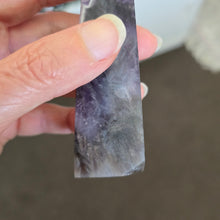 Load image into Gallery viewer, Chevron Amethyst Skinny Tower