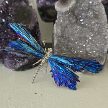 Load image into Gallery viewer, Aura Kyanite Dragonfly - Blue