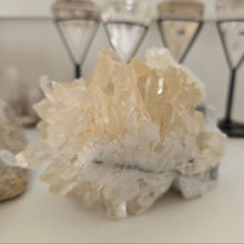 Load image into Gallery viewer, Quartz Cluster Stone Skull - Rainbow