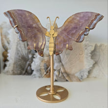 Load image into Gallery viewer, Amethyst Crazy Lace Agate Butterfly Wings