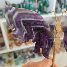 Load image into Gallery viewer, Chevron Amethyst Wings