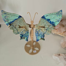 Load image into Gallery viewer, Azurite Malachite Butterfly Wings